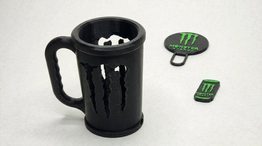 3D Printed Monster Energy Mug