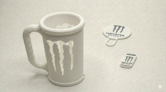 3D Printed Monster Energy Mug
