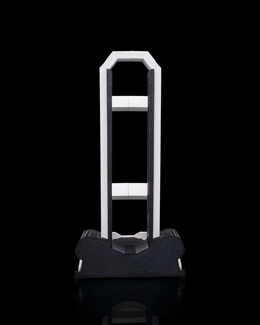 2-in-1 Dual Gaming Station Stand - Universal Controller & Headphone Tower Holder - 3D Printed Industrial Display for Xbox, PS5, Switch & PC Headsets - Sleek Desk Organizer