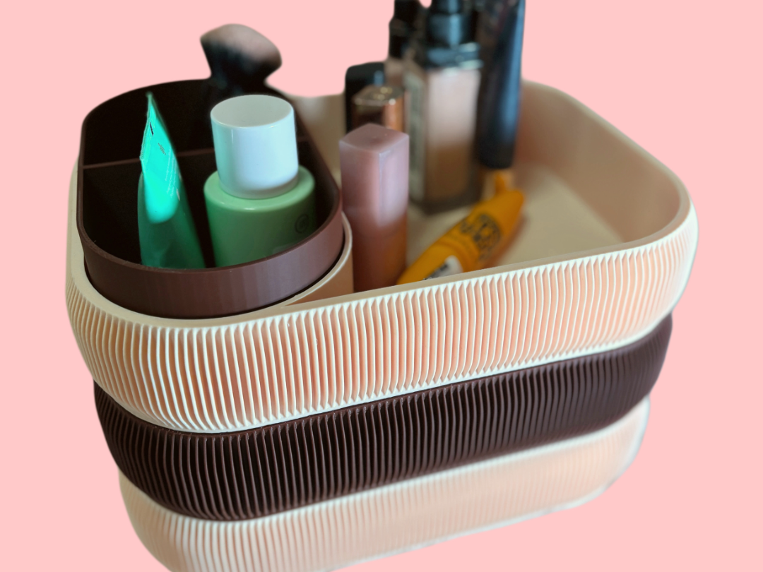 Modular Cosmetic Organizer - Versatile and Dividable