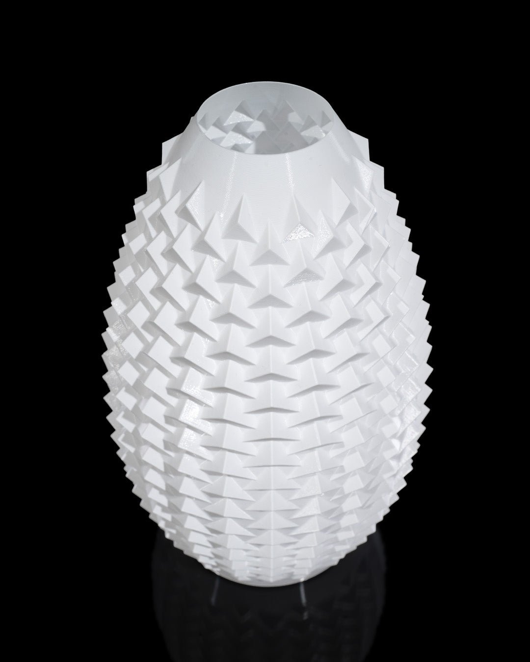 Vittorio Blanc Geometrische PLA Vase – Moderne Luxus-Dekoration