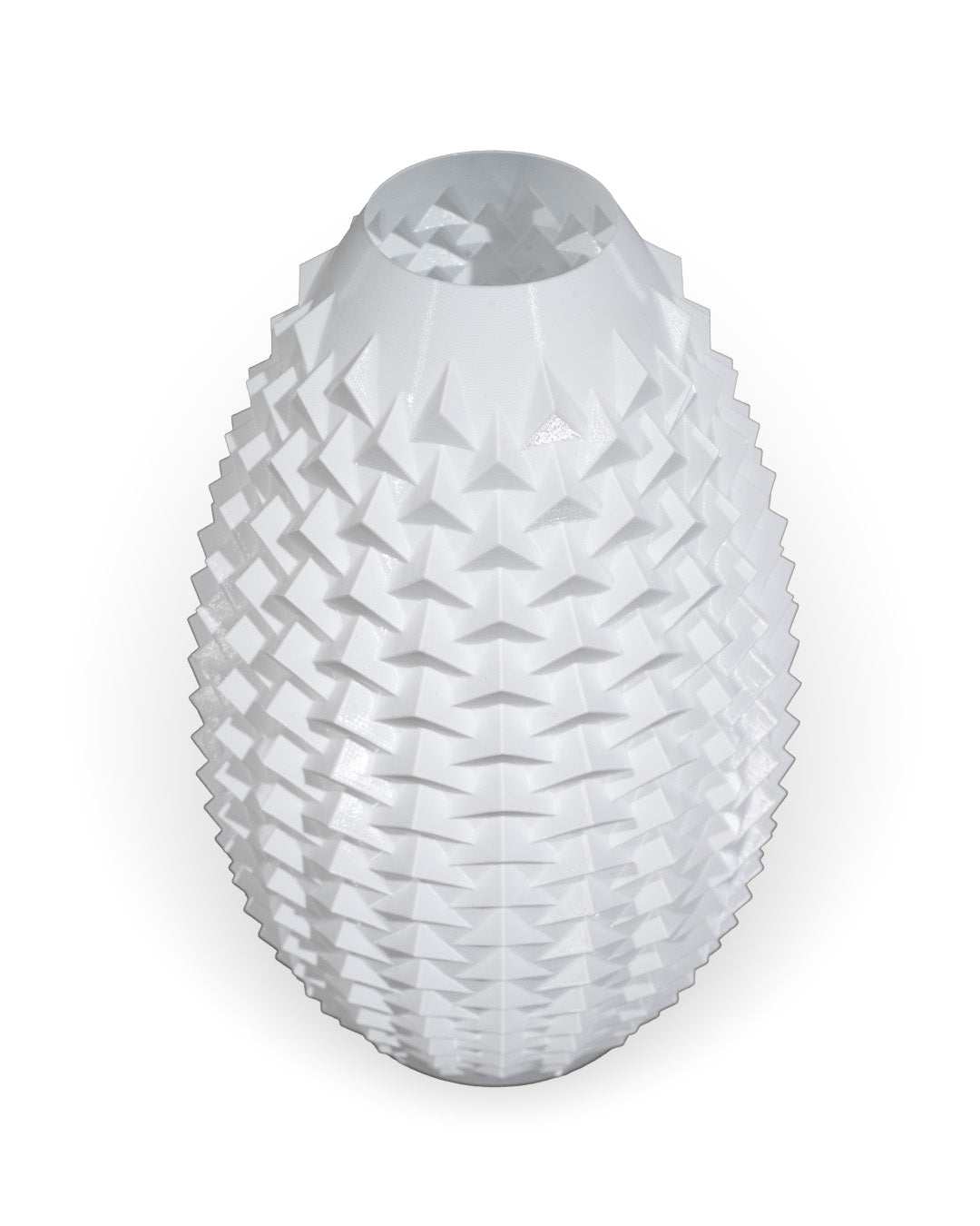 Vittorio Blanc Geometrische PLA Vase – Moderne Luxus-Dekoration