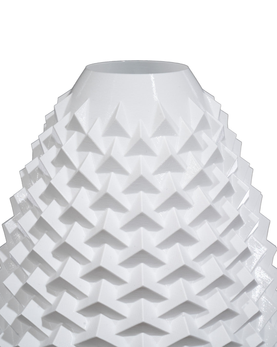 Vittorio Blanc Geometrische PLA Vase – Moderne Luxus-Dekoration