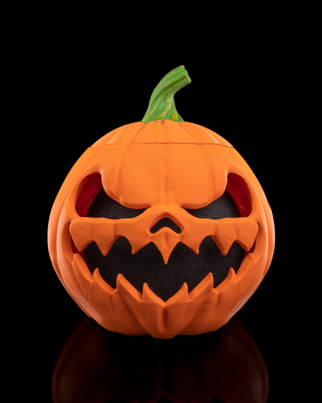Pumpkin Dock™ Halloween Decor | Echo Dot Holder, Spooky Alexa Stand, Gothic Pumpkin Accessory for Geek & Gaming Room Setup