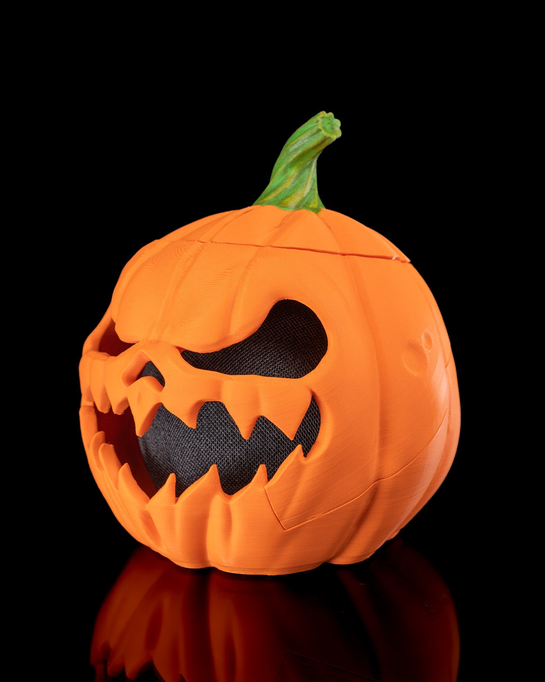 Pumpkin Dock™ Halloween Decor | Echo Dot Holder, Spooky Alexa Stand, Gothic Pumpkin Accessory for Geek & Gaming Room Setup