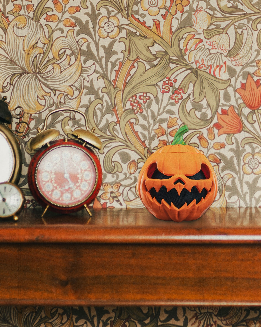 Pumpkin Dock™ Halloween Decor | Echo Dot Holder, Spooky Alexa Stand, Gothic Pumpkin Accessory for Geek & Gaming Room Setup