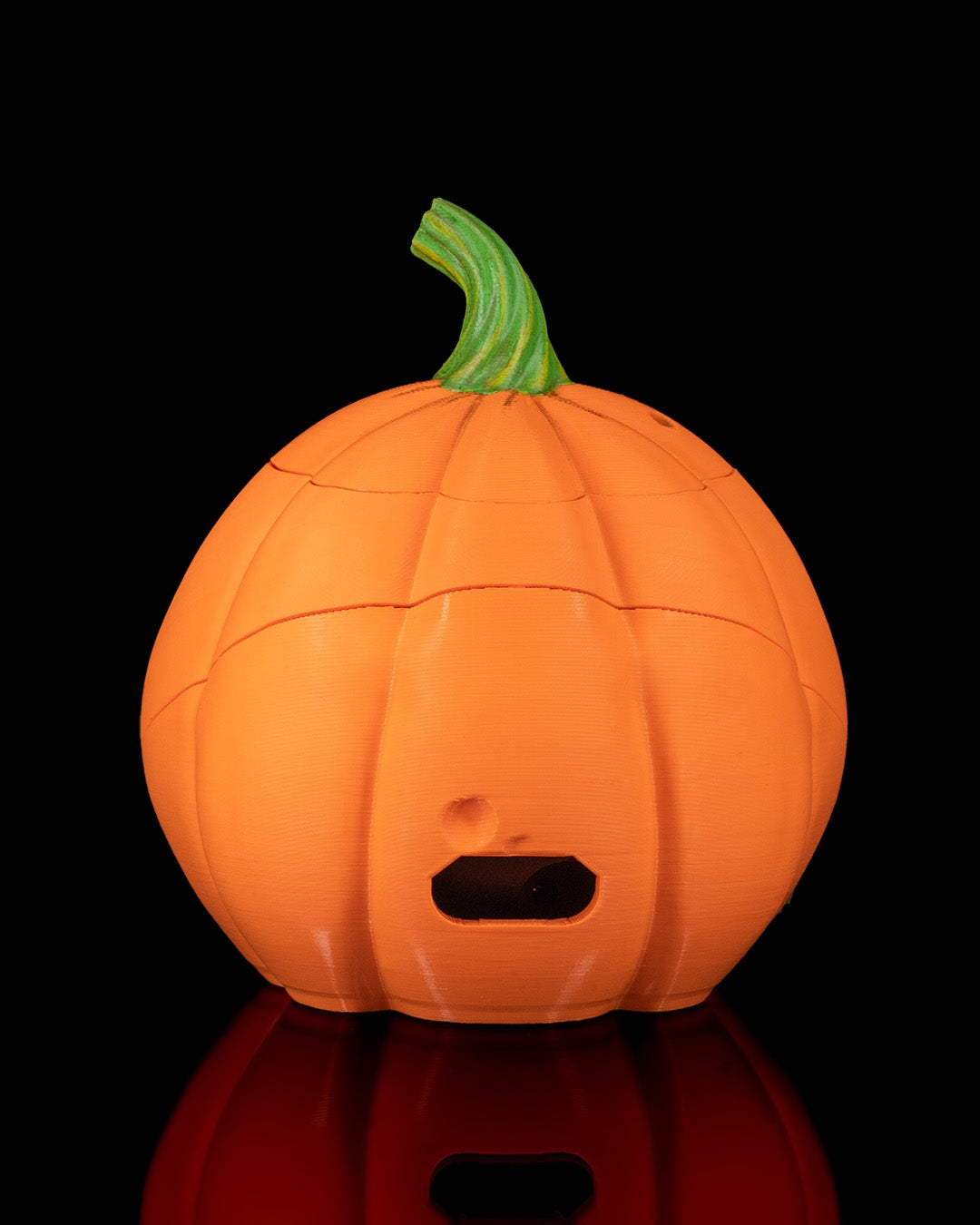 Pumpkin Dock™ Halloween Decor | Echo Dot Holder, Spooky Alexa Stand, Gothic Pumpkin Accessory for Geek & Gaming Room Setup