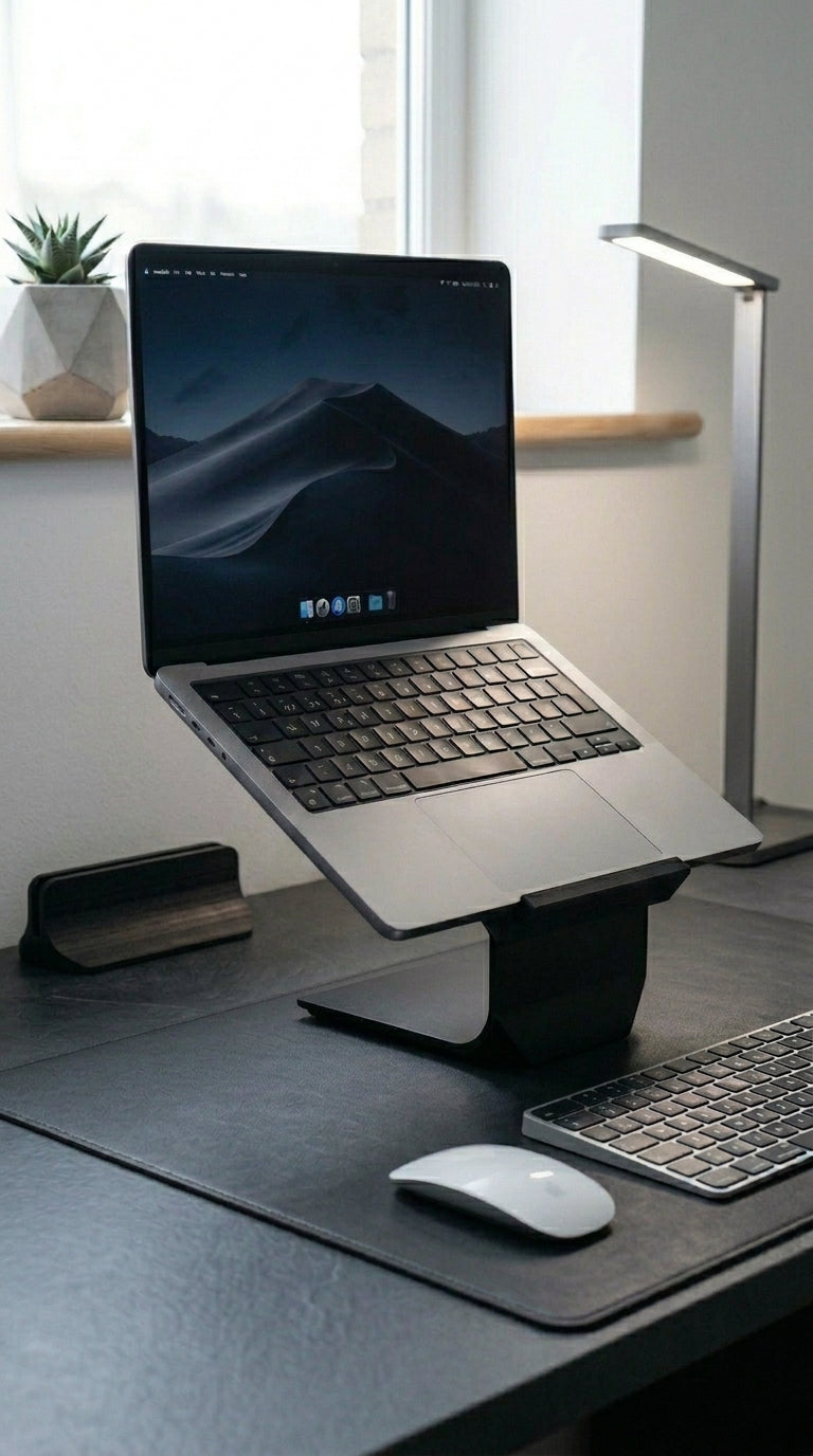 3D Printed Laptop Stand | Ergonomic Riser for MacBook & Notebook | Handmade in Ireland | Desk Organiser | Work From Home Gift