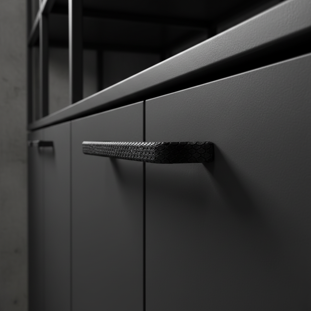 Dark cabinet