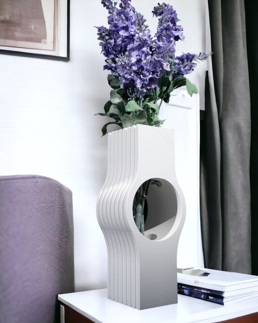 Veloura Maison Skulpturale Vase: Moderne minimalistische Wohnkultur