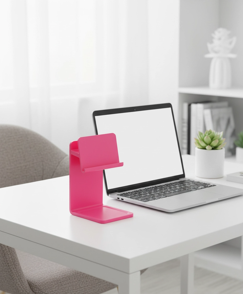 3D Printed iPad & Tablet Stand | Foldable Minimalist Holder | Desk Setup Accessory | Handmade in Ireland | Gift for Him or Her