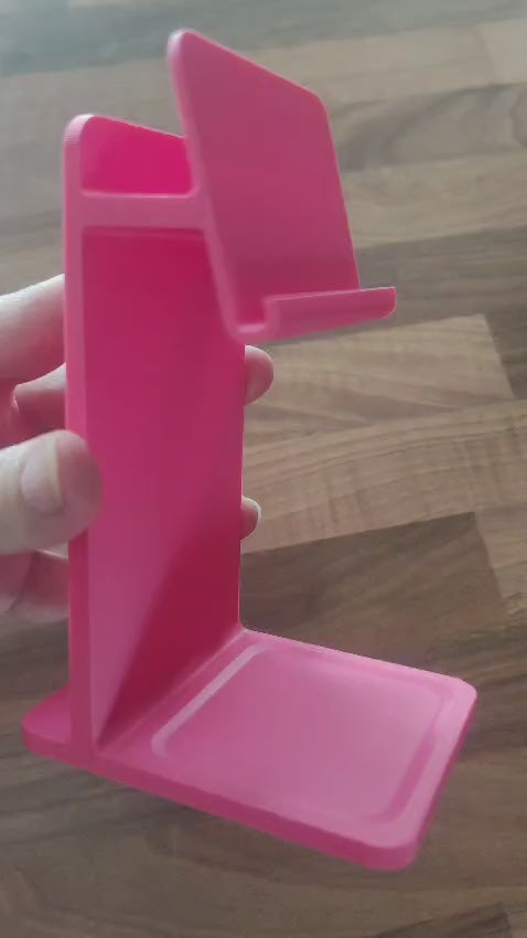 3D Printed iPad & Tablet Stand | Foldable Minimalist Holder | Desk Setup Accessory | Handmade in Ireland | Gift for Him or Her