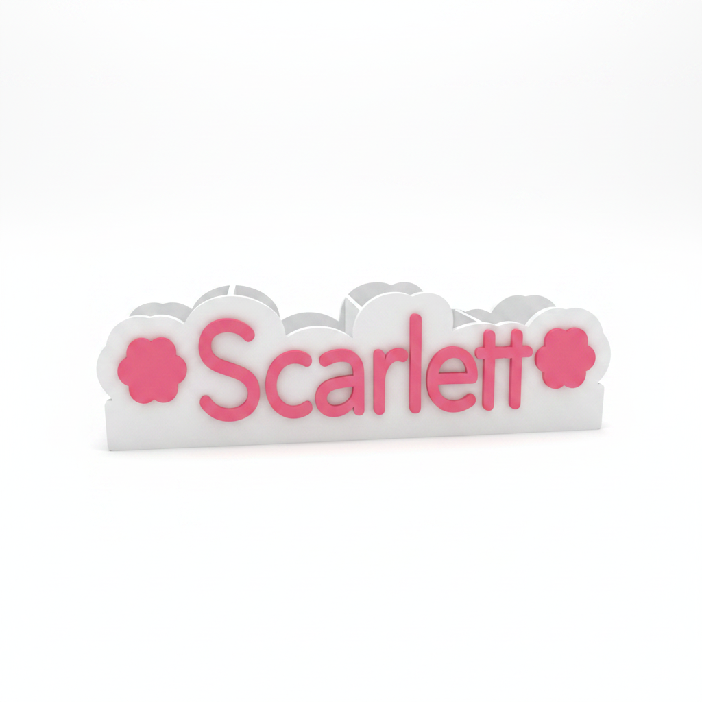 Scarlett com flores