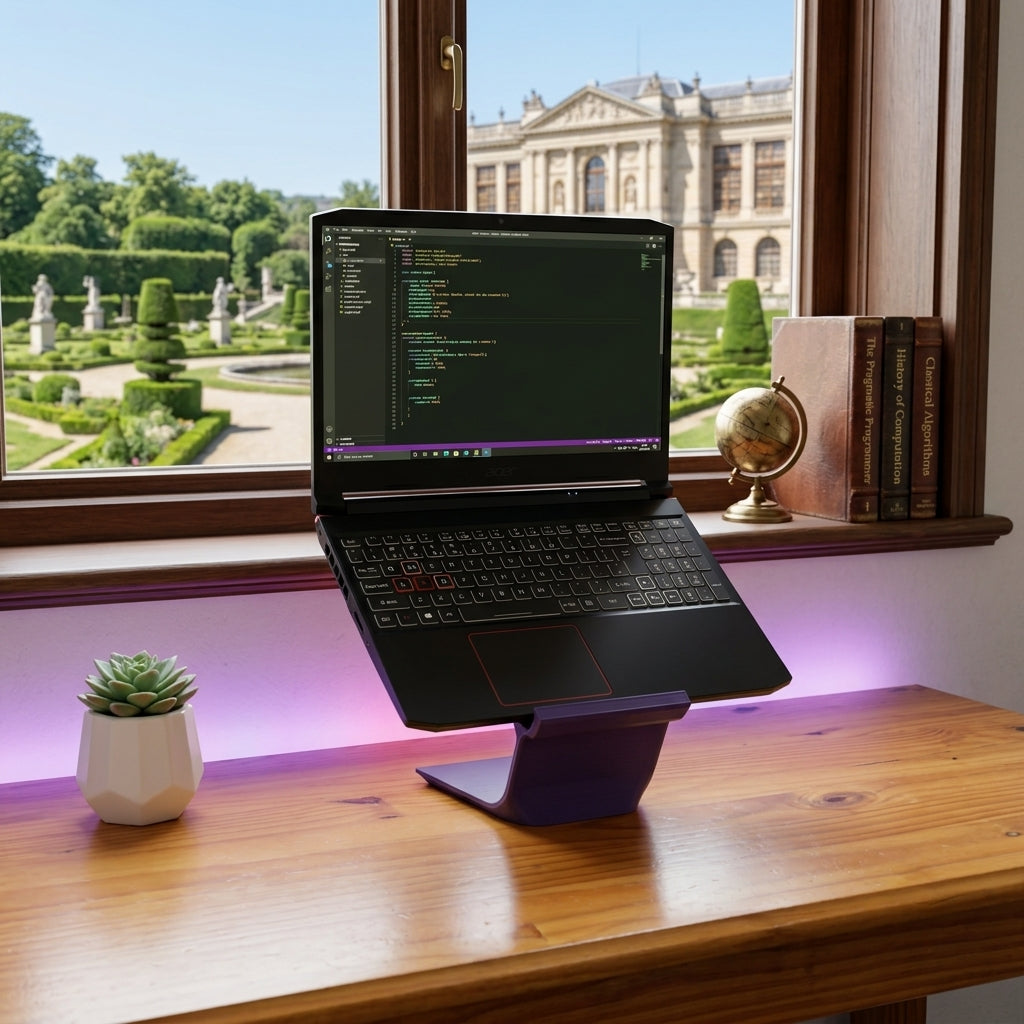 3D Printed Laptop Stand | Ergonomic Riser for MacBook & Notebook | Handmade in Ireland | Desk Organiser | Work From Home Gift